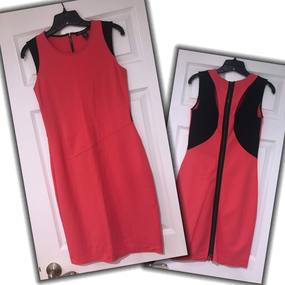Pink Kenneth Cole Dress with Exposed Zipper